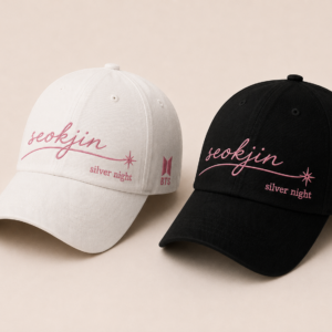 BONÉ BORDADO NOVO SEOKJIN - OPÇÃO 17 - PRODUÇÃO PREMIUM SOB ENCOMENDA E LIMITADA