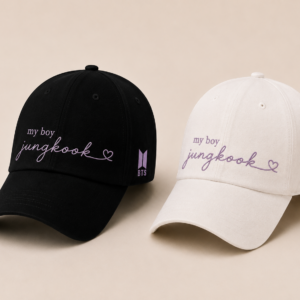 BONÉ BORDADO JUNGKOOK - OPÇÃO 59 - PRODUÇÃO PREMIUM SOB ENCOMENDA E LIMITADA