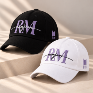 BONÉ BORDADO NOVO NAMJOON - OPÇÃO 18 - PRODUÇÃO PREMIUM SOB ENCOMENDA E LIMITADA