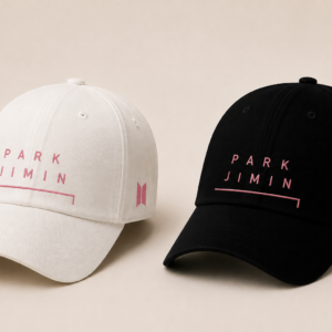 BONÉ BORDADO PARK JIMIN - OPÇÃO 11 - PRODUÇÃO PREMIUM SOB ENCOMENDA E LIMITADA