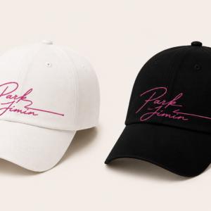 BONÉ BORDADO PARK JIMIN - OPÇÃO 29 - PRODUÇÃO PREMIUM SOB ENCOMENDA E LIMITADA