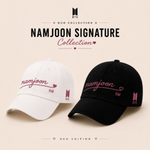 BONÉ BORDADO NOVO NAMJOON - OPÇÃO 6 - PRODUÇÃO PREMIUM SOB ENCOMENDA E LIMITADA