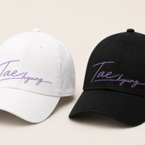 BONÉ BORDADO NOVO TAEHYUNG - OPÇÃO 3 - PRODUÇÃO PREMIUM SOB ENCOMENDA E LIMITADA