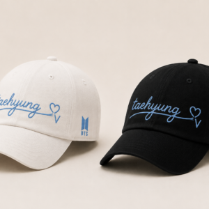 BONÉ BORDADO NOVO TAEHYUNG - OPÇÃO 12 - PRODUÇÃO PREMIUM SOB ENCOMENDA E LIMITADA