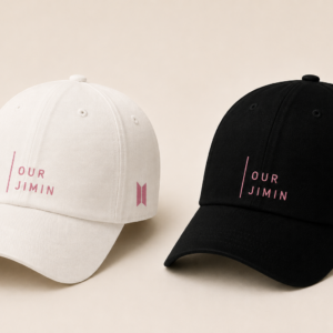BONÉ BORDADO PARK JIMIN - OPÇÃO 13 - PRODUÇÃO PREMIUM SOB ENCOMENDA E LIMITADA