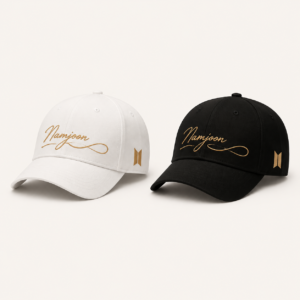 BONÉ BORDADO NOVO NAMJOON - OPÇÃO 12 - PRODUÇÃO PREMIUM SOB ENCOMENDA E LIMITADA