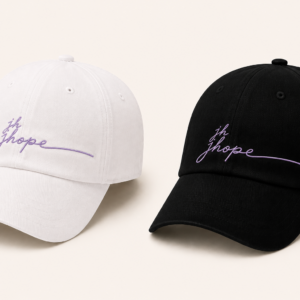 BONÉ BORDADO JHOPE - OPÇÃO 49 - PRODUÇÃO PREMIUM SOB ENCOMENDA E LIMITADA