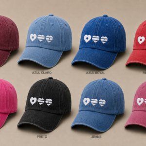 BONÉ BORDADO BTS ESTONADO - OPÇÃO 8 - PRODUÇÃO PREMIUM SOB ENCOMENDA E LIMITADA