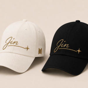 BONÉ BORDADO NOVO SEOKJIN - OPÇÃO 20 - PRODUÇÃO PREMIUM SOB ENCOMENDA E LIMITADA
