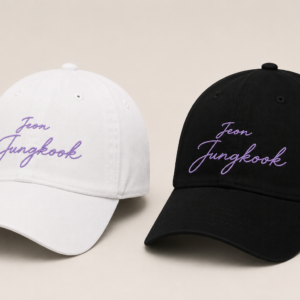 BONÉ BORDADO JUNGKOOK - OPÇÃO 57 - PRODUÇÃO PREMIUM SOB ENCOMENDA E LIMITADA