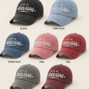 BONÉ BORDADO BTS ESTONADO HOOLIGAN - OPÇÃO 17 - PRODUÇÃO PREMIUM SOB ENCOMENDA E LIMITADA