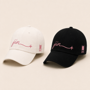 BONÉ BORDADO NOVO SEOKJIN - OPÇÃO 22 - PRODUÇÃO PREMIUM SOB ENCOMENDA E LIMITADA