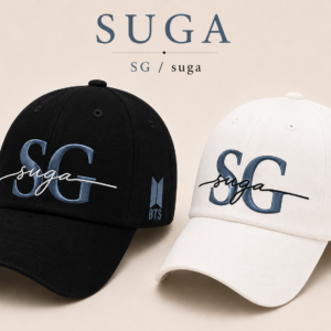 BONÉ BORDADO NOVO SUGA - OPÇÃO 19 - PRODUÇÃO PREMIUM SOB ENCOMENDA E LIMITADA