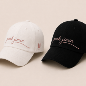 BONÉ BORDADO PARK JIMIN - OPÇÃO 37 - PRODUÇÃO PREMIUM SOB ENCOMENDA E LIMITADA