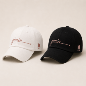 BONÉ BORDADO PARK JIMIN - OPÇÃO 39 - PRODUÇÃO PREMIUM SOB ENCOMENDA E LIMITADA