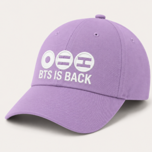 BONÉ BORDADO NOVO BTS - OPÇÃO 30 - PRODUÇÃO PREMIUM SOB ENCOMENDA E LIMITADA