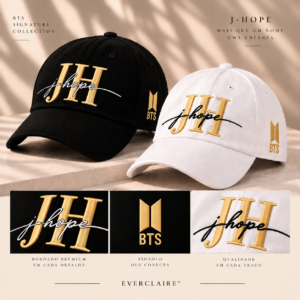 BONÉ BORDADO JHOPE - OPÇÃO 72 - 3 DIAS PARA ENVIO