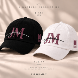 BONÉ BORDADO PARK JIMIN - OPÇÃO 48 - 3 DIAS PARA ENVIO