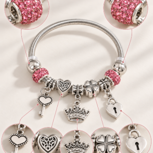PULSEIRA CHARMS ROSA