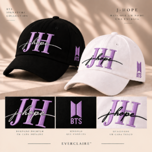 BONÉ BORDADO JHOPE - OPÇÃO 69 - 3 DIAS PARA ENVIO