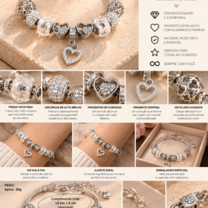 PULSEIRA CORAÇÃO BRILHANTE